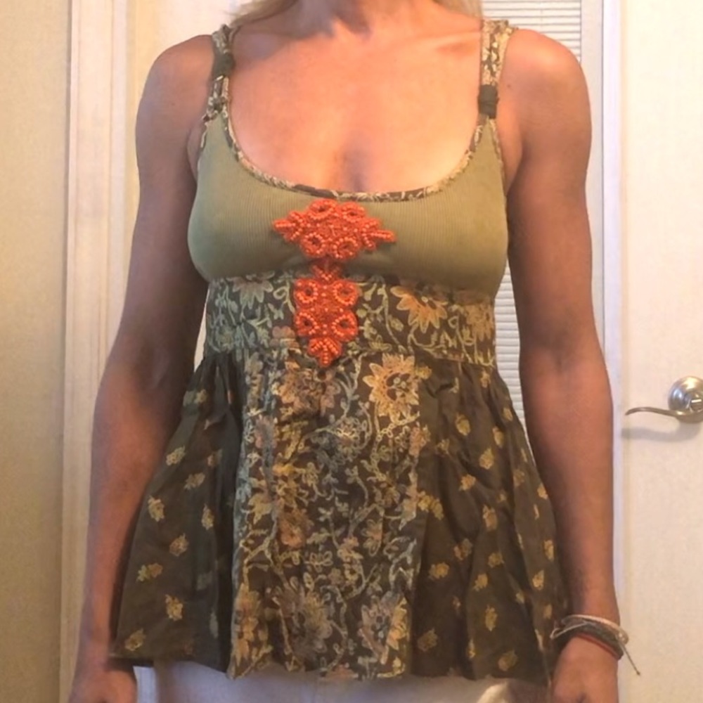 Free people boho top XS